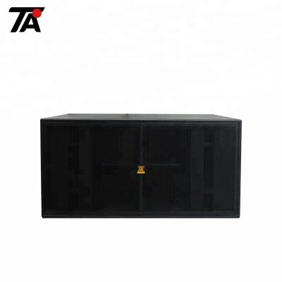 China 2400W Outdoor Line Array Subwoofer With Built-In 2 Pcs Amplifier Module In One Box for sale