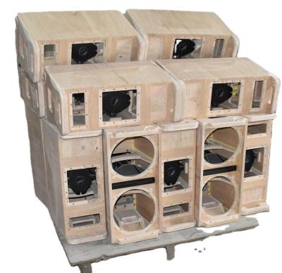 Κίνα 13 Lays Empty Speaker Box Plywood Cabinet Parts For Wedding/Conference Hall/Tourist Performance προς πώληση