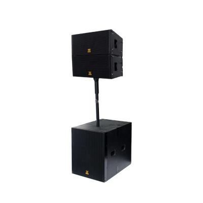 中国 pro sound 10'' active line array module speaker professional audio for stage 販売のため