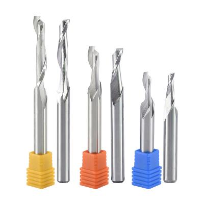 China High Performance Cutting OEM Single Flute Solid Carbide End Mill For CNC Machining Center Wood Tool for sale