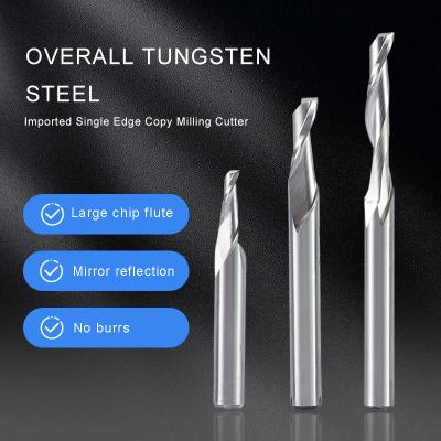 China Factory direct sales high performance cutting spot wholesale single edge cutter end mill for milling cutter aluminum bit, aluminum profile processing for sale