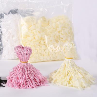 China 1000pcs Plastic Square Blank Hang Tag String One Bag Viable Custom Color for sale