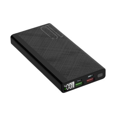 China slim Smart Power Bank 10000 20000 mah Fast Charger LED Power Bank portable charger à venda