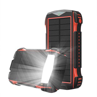 China portable solar mobile charger 20000mah power bank for cell phones smartphones for sale