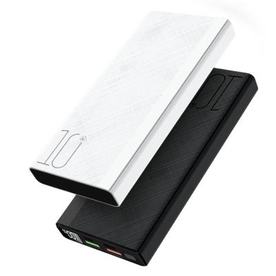 China Two Port Slim Portable Charger Full Capacity Power Bank 10000MAH for Smart Phone for sale