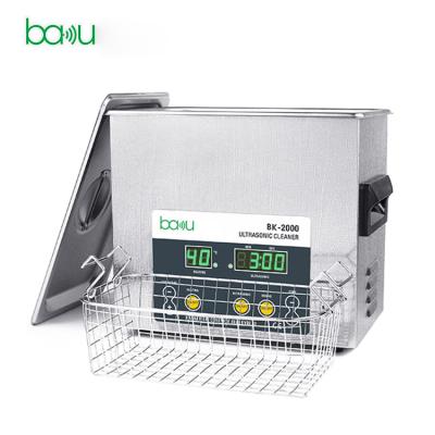 China BAKU BK-2000 Head PCB Board Jewelry Industrial Ultrasonic Cleaner Home Ultrasonic Printing Heating Gasket for sale