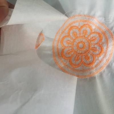 China Polyester/Cotton Nonwoven Fusible Embroidery Backing Interlining Nonwoven for Garment for sale