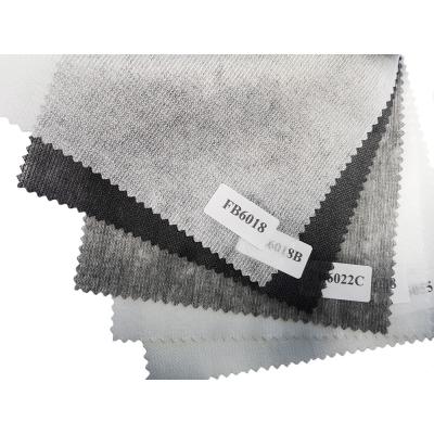 China Satin Fabric Double Dot Stitch Bond Interfacing Fusible Lining for Garment Accessory for sale