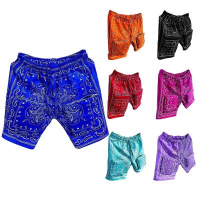 China QUICK DRY Hot Casual Men Bandana Shorts Basketball Shorts Pants Men Summer Cargo High Street Shorts for sale