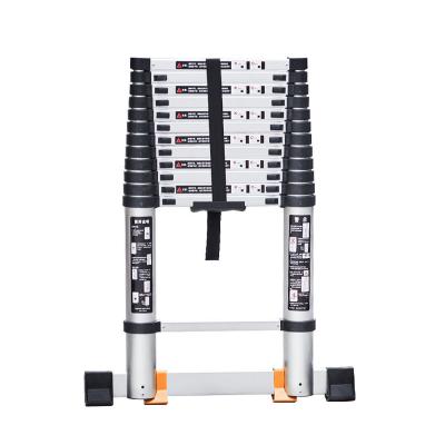 China Aluminum Alloy Telescopic High Quality Straight Ladder Household Ladders Multifunctional Retractable Straight Ladder for sale