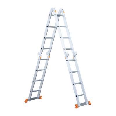 China Folding Ladders Wholesale Multifunctional Ladder Retractable Portable Aluminum Non-slip Ladder for sale