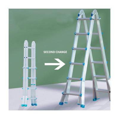 China Ladders telescopic factory direct sales choose ladder engineering ladder straight portable aluminum alloy multi-function ladder for sale