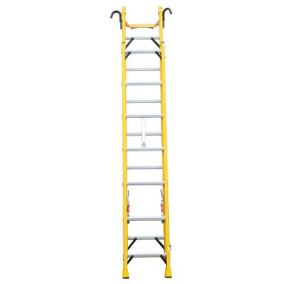 China Insulation Ladders Insulation Telescopic Construction Straight Ladder for sale