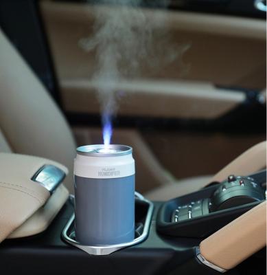 China New Design 260ml Car Cans Mini Portable Car Humidifier Household USB Atomizer Air Purifier Mist Sprayer for sale