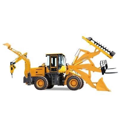 China Manufacturer 4x4 Back hoe Loader Retroexcavadora China Wheel Mini Excavator Backhoe Loader for sale