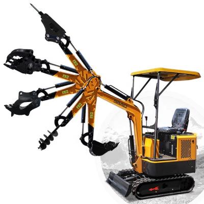 China Factory Price China Small Hydraulic Crawler Machine Excavator Mini Excavadora 1 Ton Minibagger Bagger Digger Mini Excavator for sale