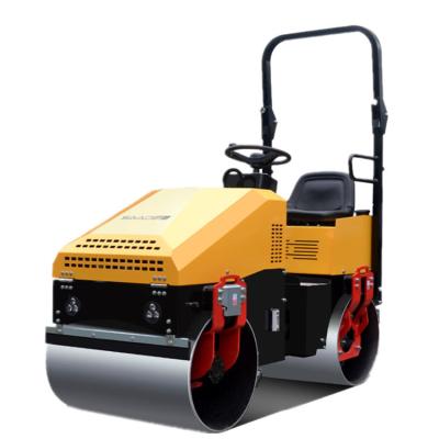 China Hot Sale Full Hydraulic Vibration Ride On Soil Compactor Mini Road Roller for sale