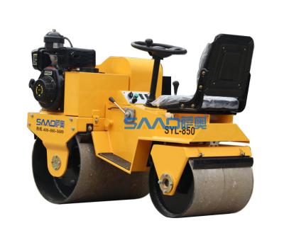 China Double Drum Vibratory Ride-on Type Road Roller Single Cylinder With Water Cooled Diesel Engine Style for sale