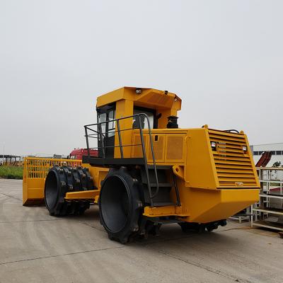 China Supplier Wholesale 20 Ton Four Wheels Drive Refuse Trash Landfill Compactors for sale