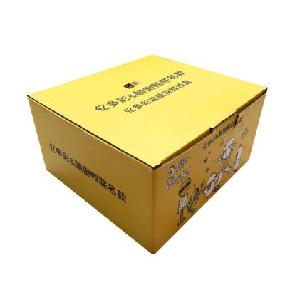 China Recyclable Factory Directly Sell Printing Corrugated Paper Boxes Colored Gift Packaging Foldin for sale