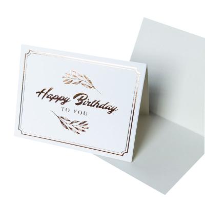 China 2021 Artificial Hot Selling Greeting Paper Cards Custom Birthday Greeting Cards Thank You Greeting Cards With Envelope for sale