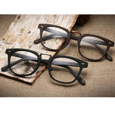 China 2018 fashion glasses 2020 Italian Eyewear brands eye glasses fashion anteojo de madera wood acetate sight glasses for sale