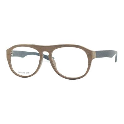 China Fashion Wooden Glasses Frame Optical Frame Korea Design Glasses Wooden Spectacle Frame for sale