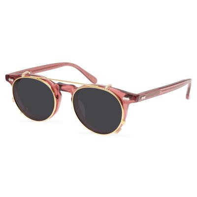 China Retro Fashion Sunglasses Round Sunglasses With Polarized Lens, Fashion Men And Women Sunglasses From China for sale