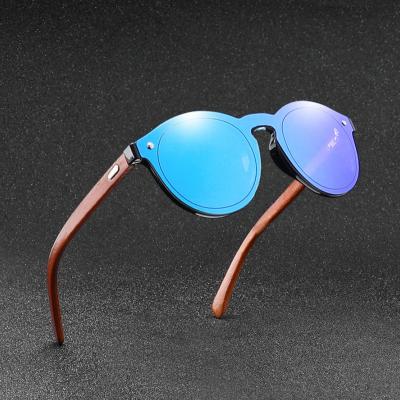 China Fashion Sunglasses Bamboo Sunglasses Retro Shape Sunglasses Men Wooden Sunglasses Best Selling 2019 for sale