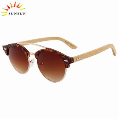 China Retro Fashion Sun Glasses Vintage Men Women Sun Glasses Sunglass Sun Bamboo Wood Lenses UV400 for sale