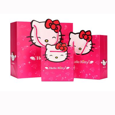 China Recyclable China Made Cute Cartoon Baby Birthday Gift Package Bag Wedding Candy Paper Tote Bag for sale