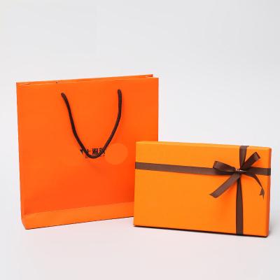 China Recyclable Custom Logo Printed Paper Bag And Packaging Box For Shoes for sale