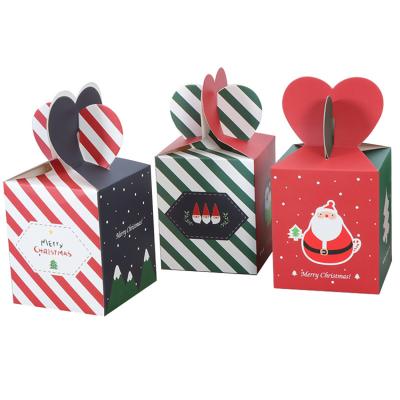 China Recycled Materials Manufacturers Wholesale Christmas Candy Boxes , Gift Boxes For Sale for sale