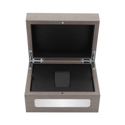 China Special Custom Luxury Custom Aluminum Wood Inlay Watch Packaging Watch Storage Display Boxes For Wholesale for sale