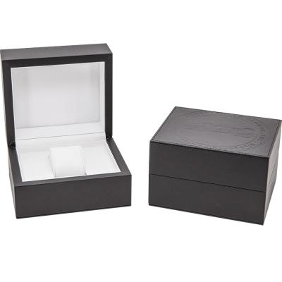 China Watch Storage 2020 High Quality Leather Watch Box With Stamping Logo Hot For Sale for sale