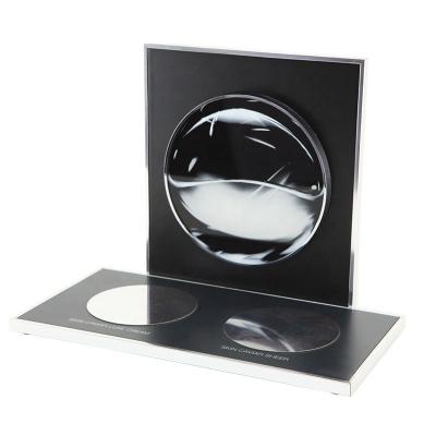 China Cosmetic Display Customized Luxury Cosmetic Counter Display Stand , Metal Make Up Display Stand for sale