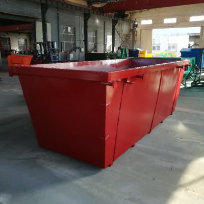 China Hotels Steel Dump Truck Waste Garbage Bin Blow Up Containers for sale