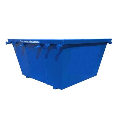 China Solid Waste 6M Customized Heavy Duty Skip Load Bin for sale