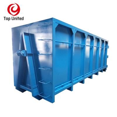 China Large Large Hotels 20m3-40m3 CBM Trash Can For Industry Use Hook Lift Bin for sale