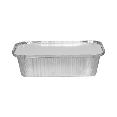 China Wholesale Aluminum Packaging Aluminum Foil Pans Bread Box Aluminum Foil Take Out Dish For Food for sale