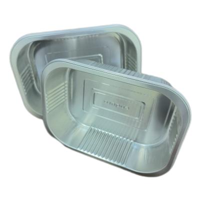 China Sturdy and durable aluminum foil airline food containers, disposable aluminum foil trays for food packaging for sale