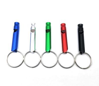 China Sustainable high quality custom carrival key chain red aluminum pocket ring for sale