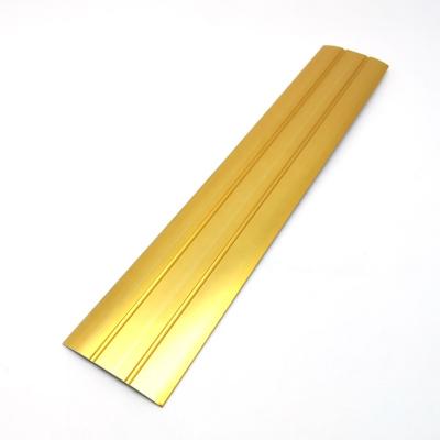 China Modern Gold Anodized Aluminum Carpet Threshold / Trim Transition Strips for sale