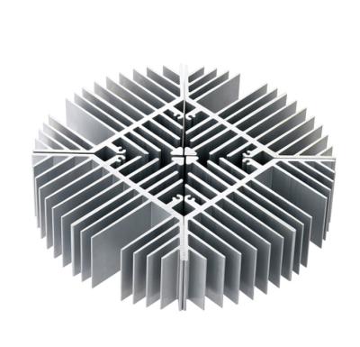 China Decorations Customized Aluminum Heatsink Product Anodized Aluminum Extrusion Heatsink Highly Demand for sale