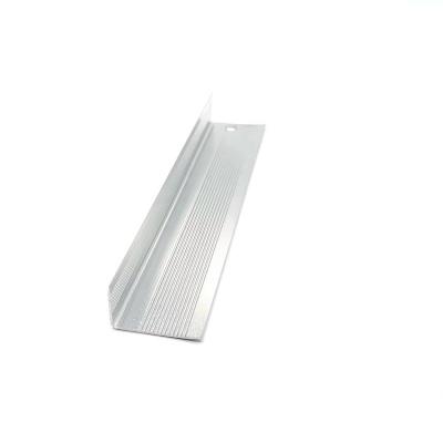 China Modern Silver Aluminum Extrusion Aluminum Angles Trim / Corner Trim Panels / Transition Junction for sale