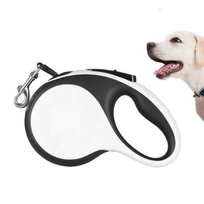 China Retractable Dog Leash Strong Reflective Nylon Lead Automatic Cat Dog Pet Leash LED USB Charger Long Line Lights 5m With Flashlight for sale