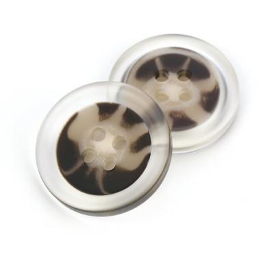 China Nickel Free Flatback Camouflage Resin Customized Design Buttons For Garment for sale