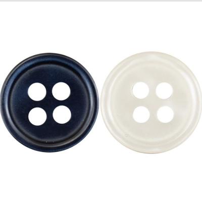 China New Design Resin Viable Wholesale Shirt Buttons With 4 Holes for sale