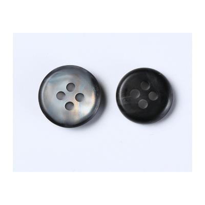 China Durable Plastic Shell Button Material Black Plastic Button for sale