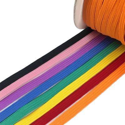 China Other Polyester Latex Other Jacquard Elastic Band Knitted Elastic Band For Sports Garment Shoes Bags for sale